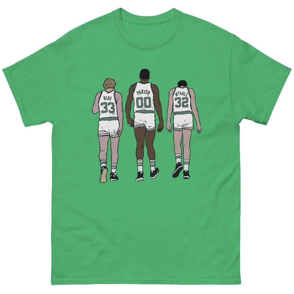 Larry Bird Robert Parish Kevin Mchale Boston Big 3 Basketball TShirt